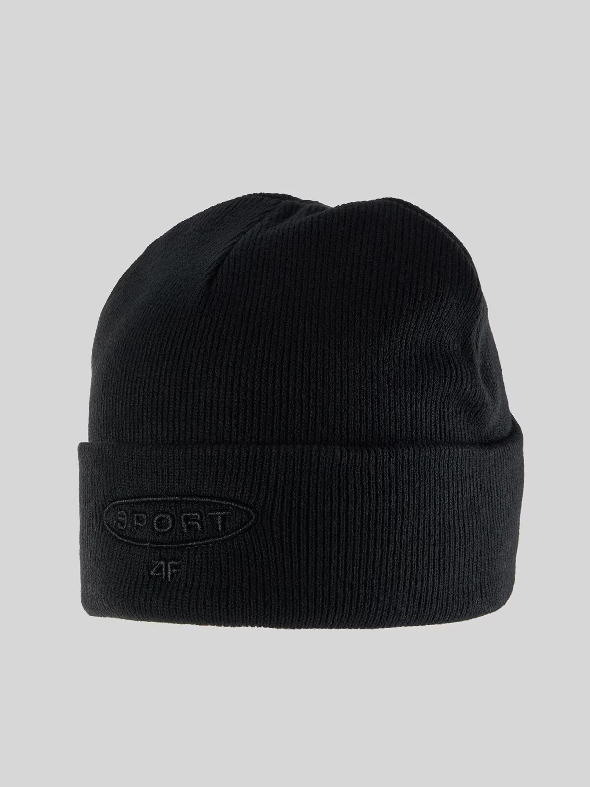 4F Căciulă beanie pentru băieți - neagră one size