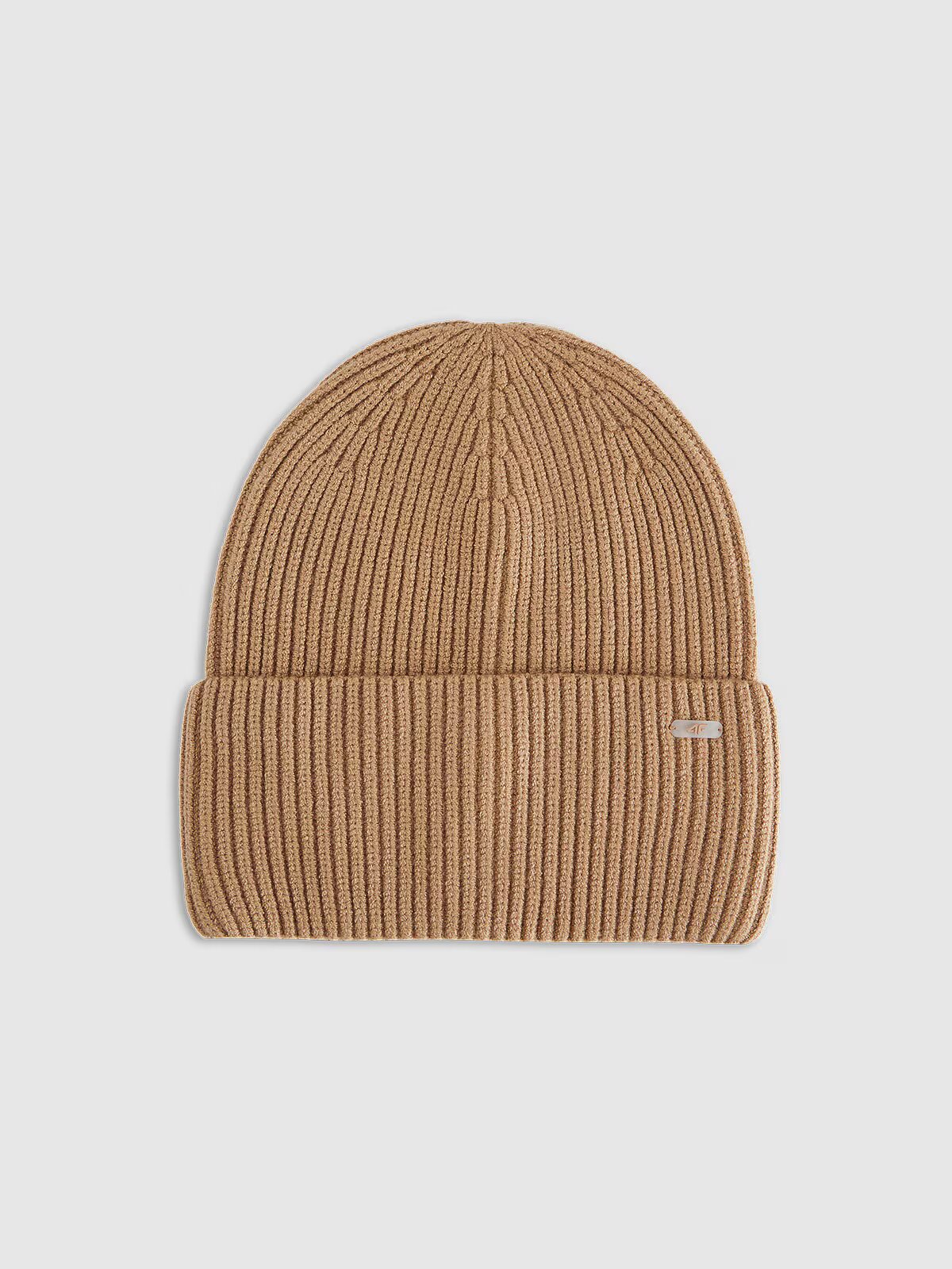 4F Căciulă beanie pentru femei - maro S