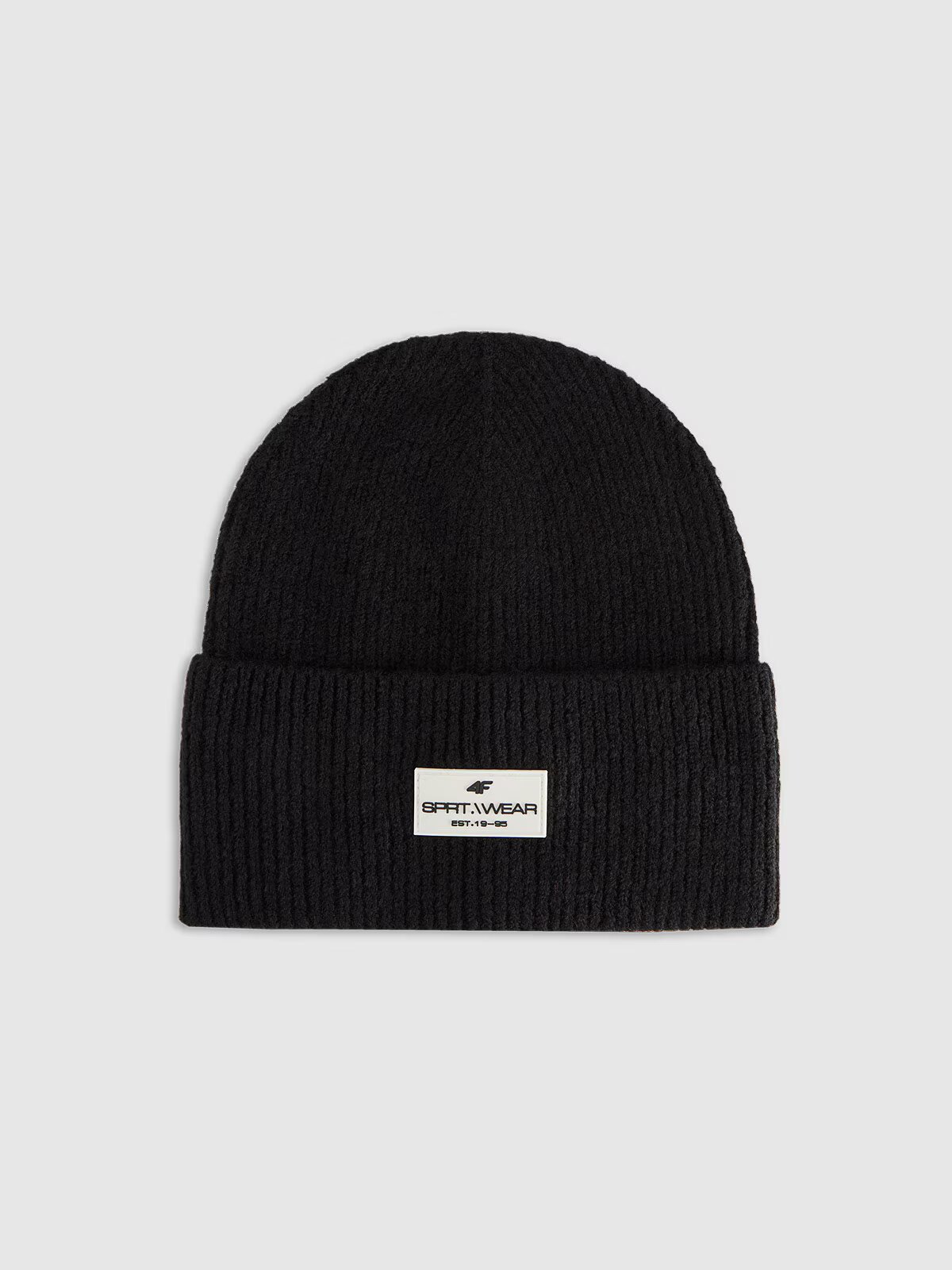 4F Căciulă beanie pentru femei - neagră S
