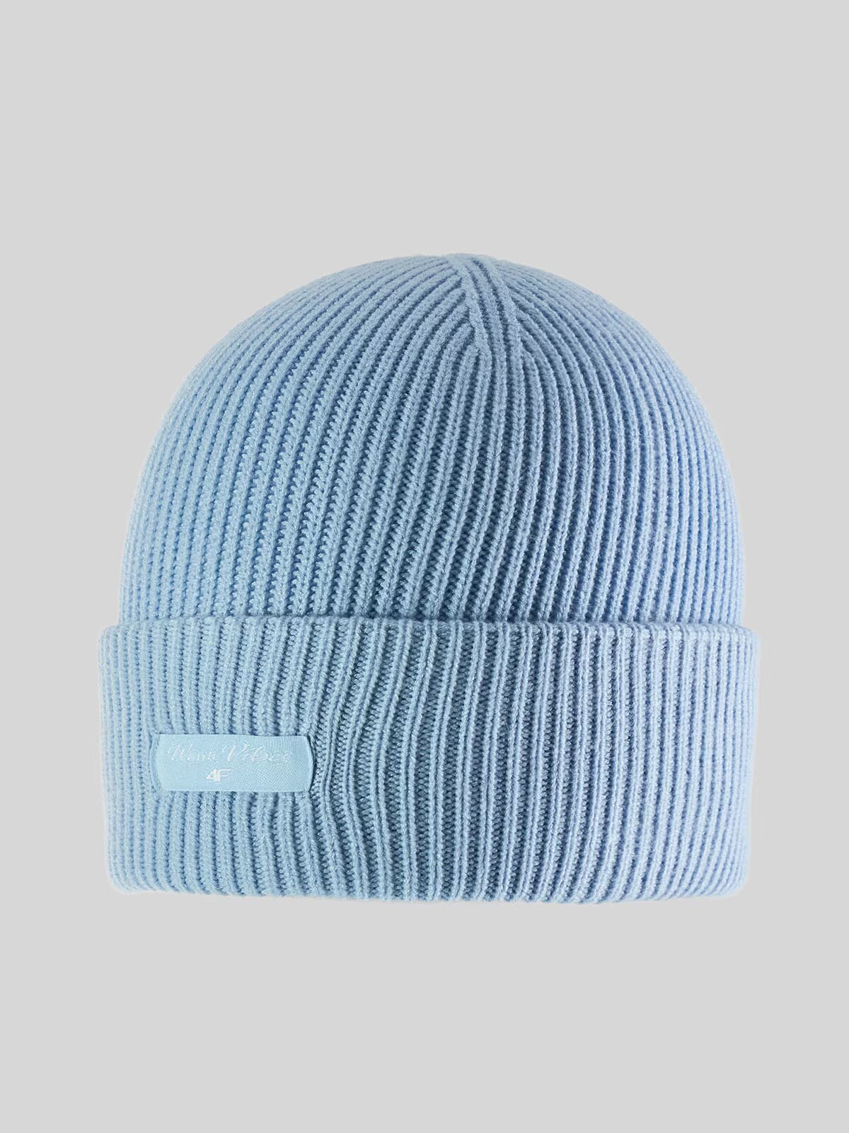 4F Căciulă beanie pentru fete - albastră one size