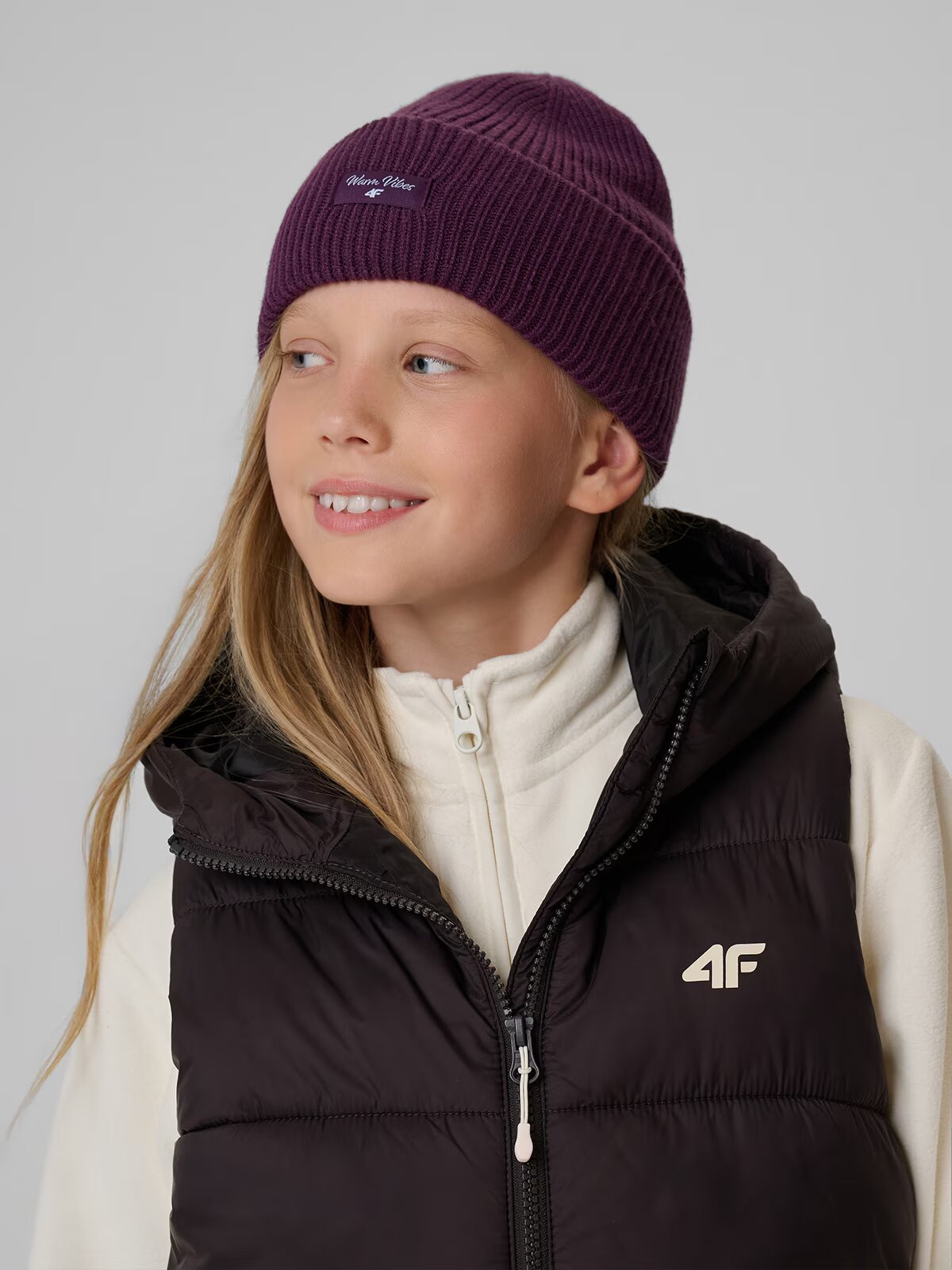 4F Căciulă beanie pentru fete - one size