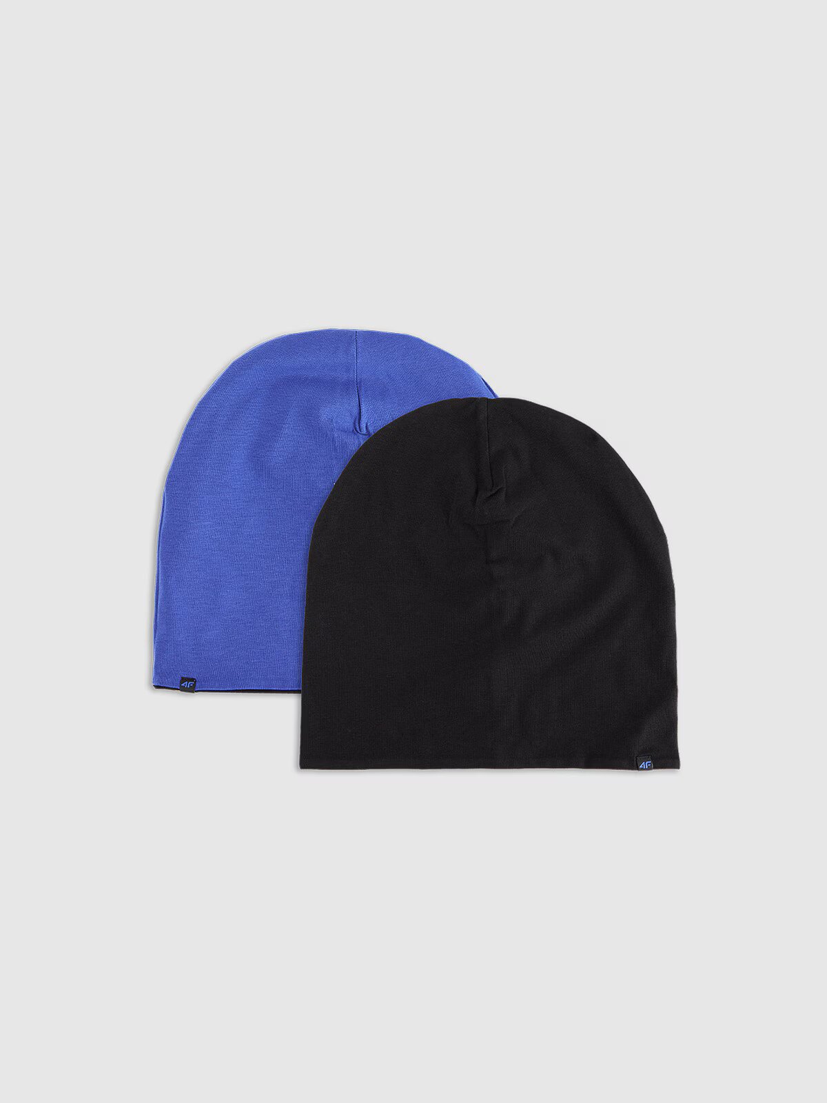 4F Căciulă beanie reversibilă pentru copii - neagră one size