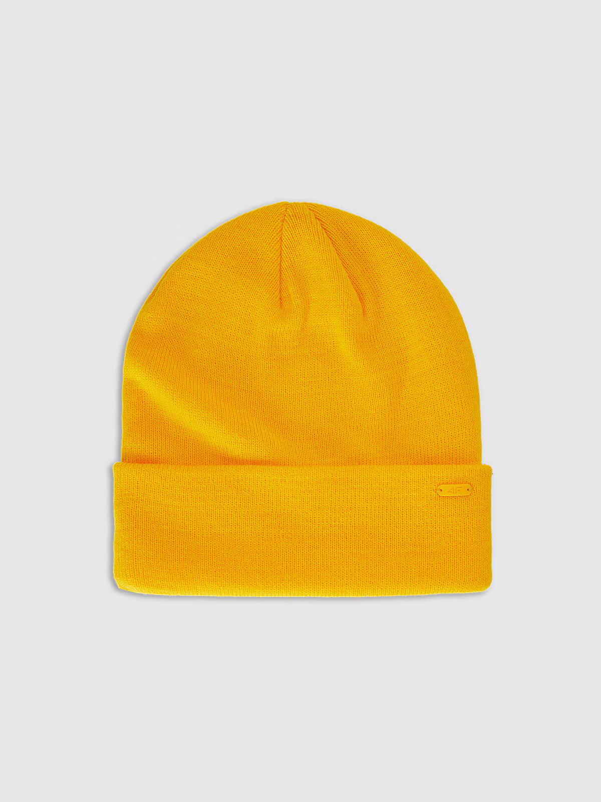 4F Căciulă beanie unisex - portocalie one size