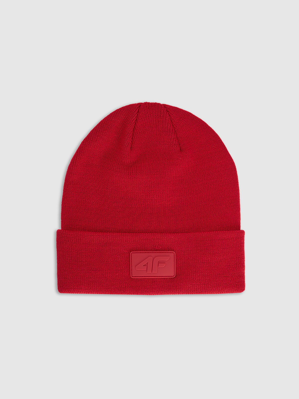 4F Căciulă beanie unisex - roșie one size