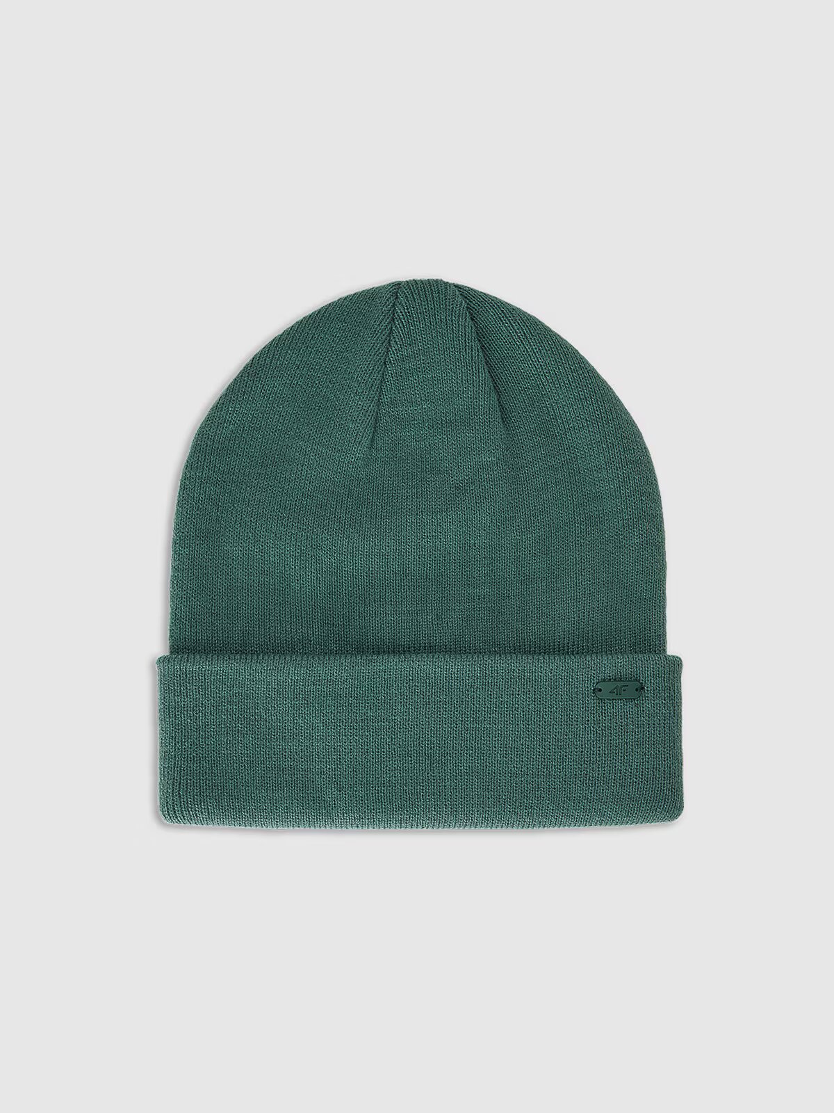 4F Căciulă beanie unisex - verde măsliniu one size