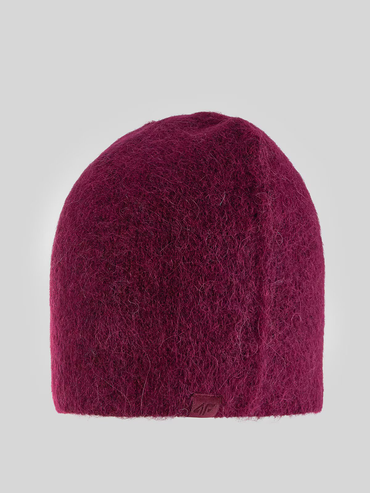 4F Căciulă de iarnă cu alpaca și lână pentru femei - burgundy one size