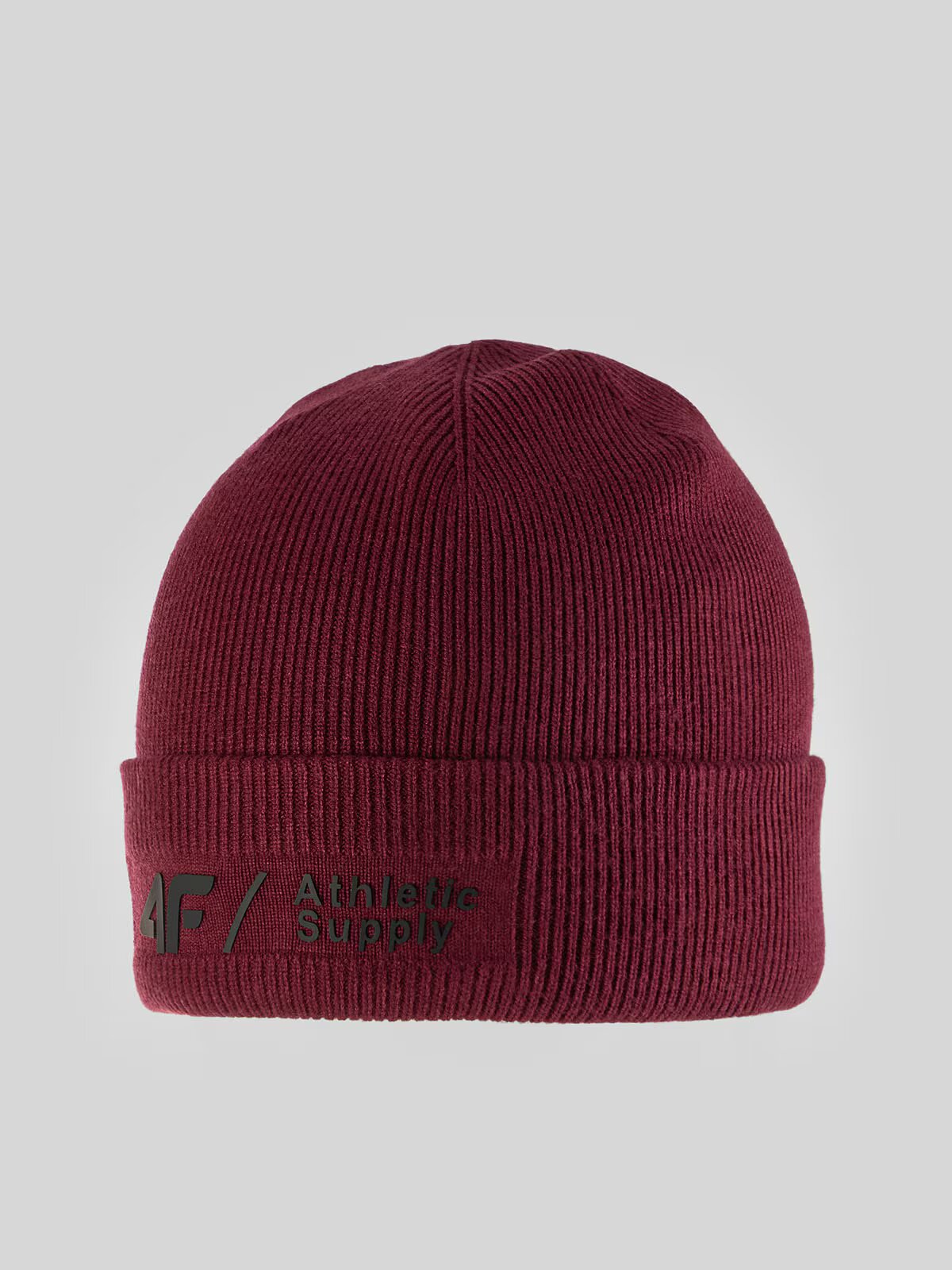 4F Căciulă de iarnă pentru bărbați - burgundy one size