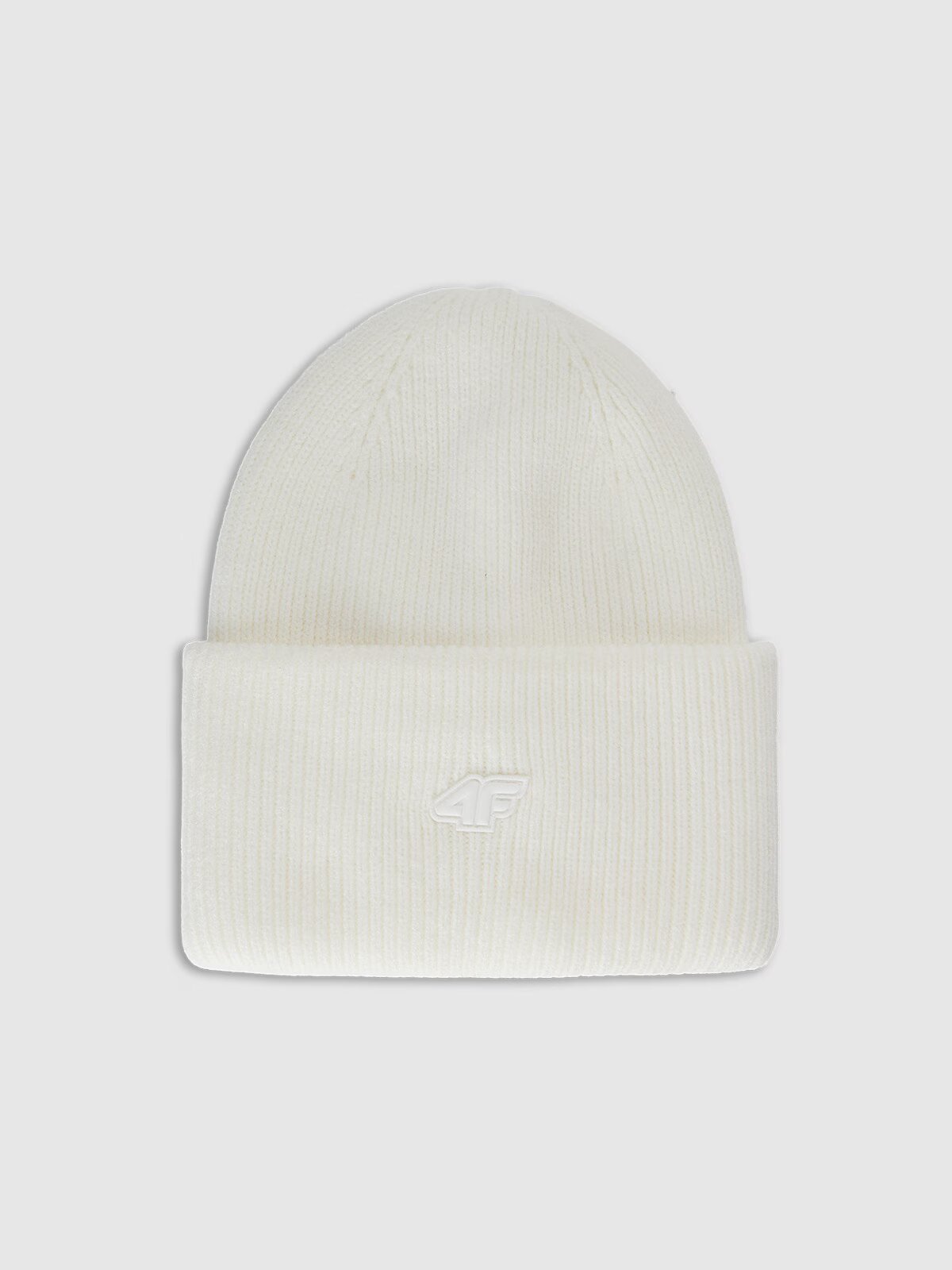 4F Căciulă de iarnă unisex - albă one size