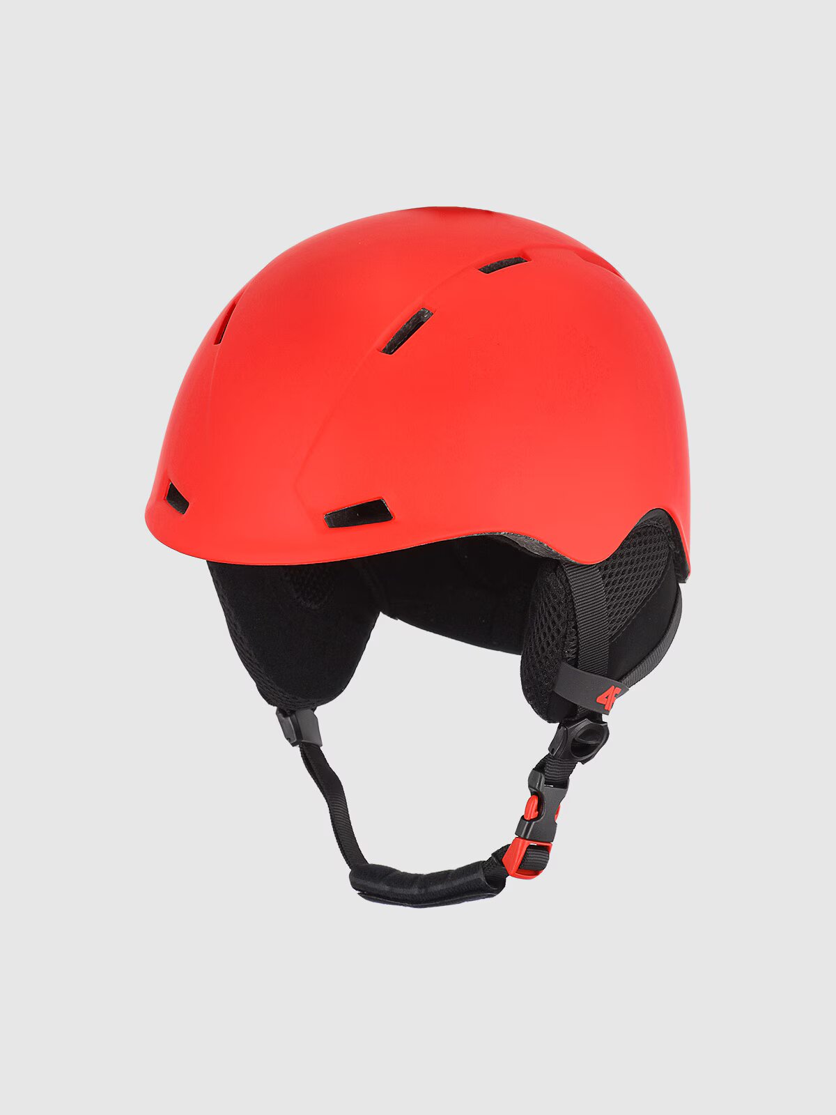 4F Cască de schi pentru copii - roșie S (50-54cm)