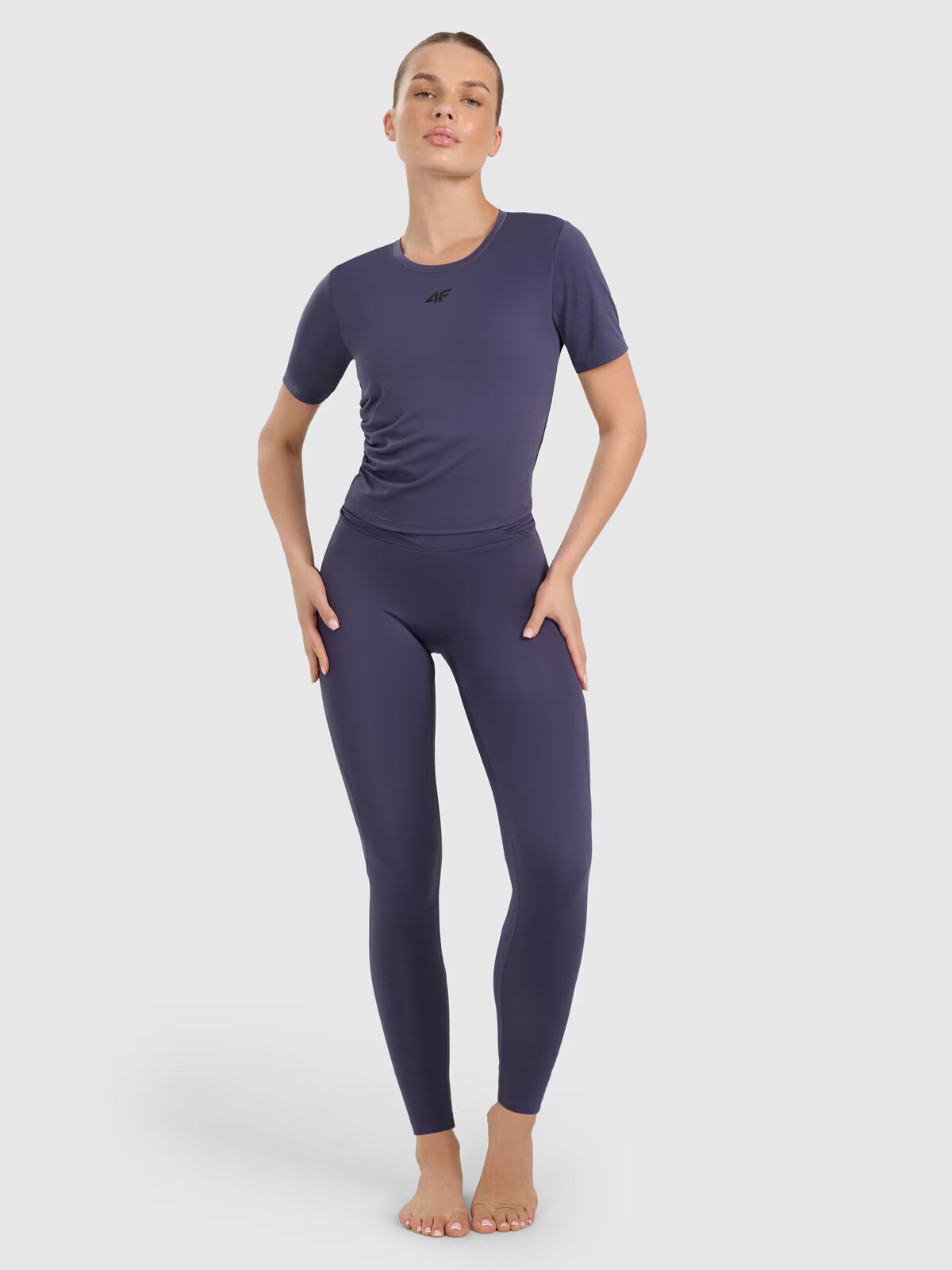 4F Colanți de yoga și pilates cu uscare rapidă pentru femei - XS