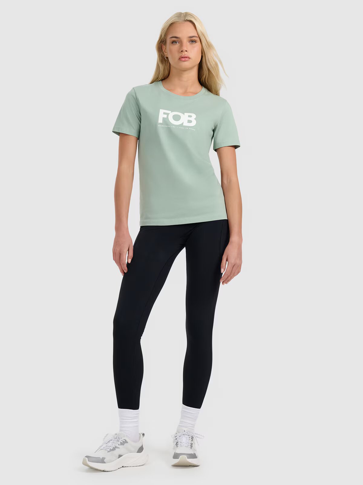 4F Colanți din tricot pentru femei - negri XL