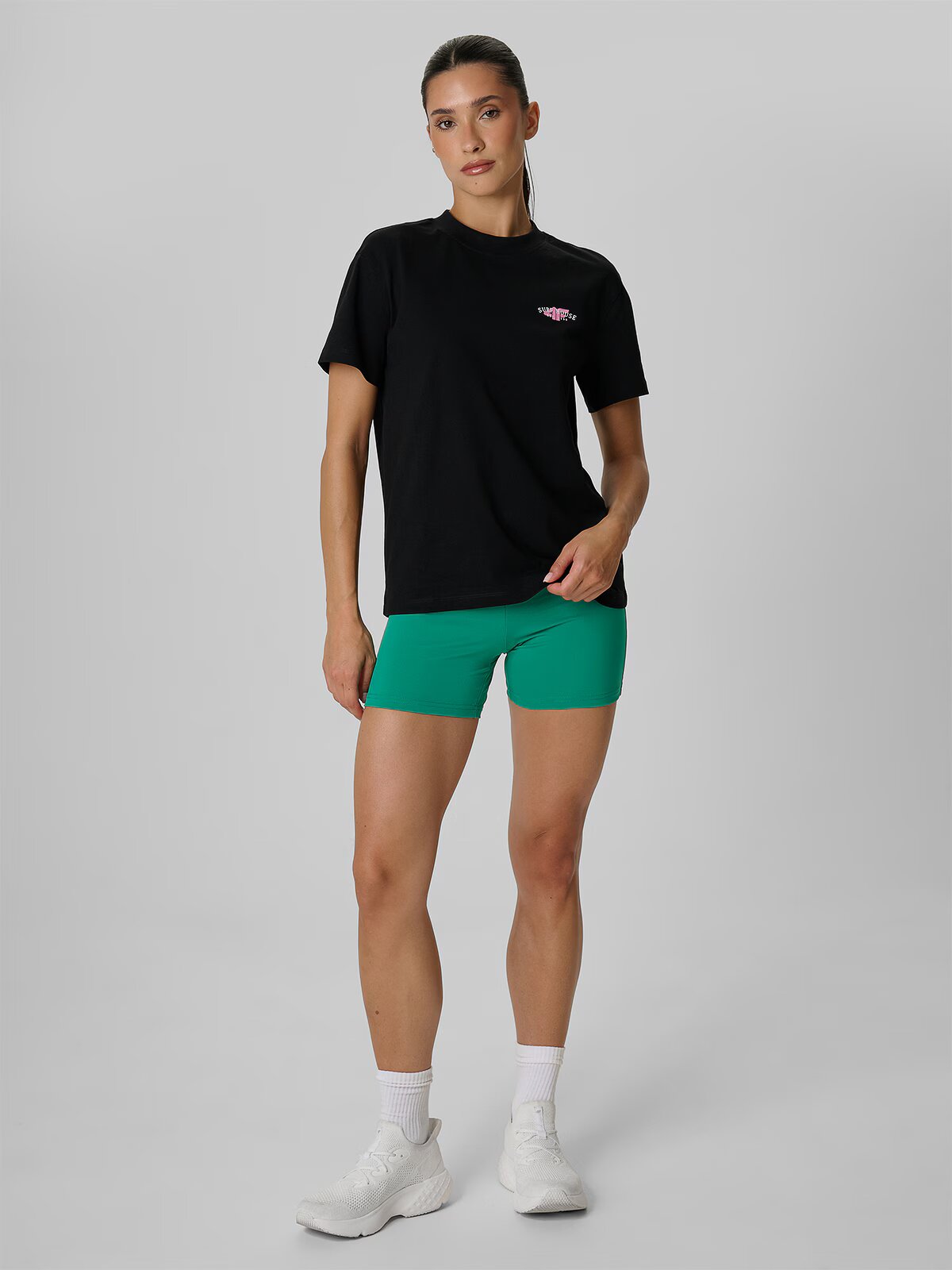4F Colanți scurți tricot pentru femei - XL