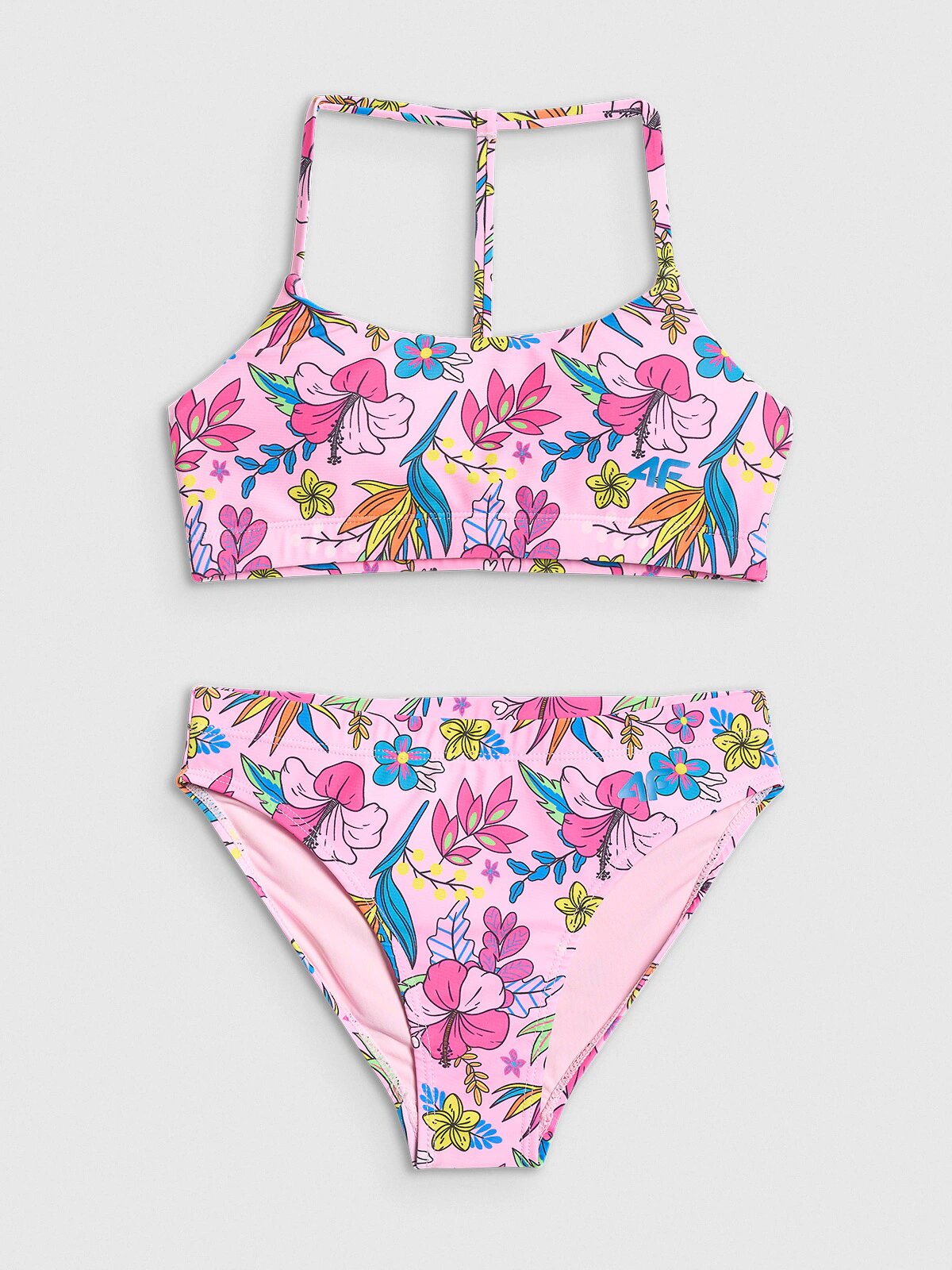 4F Costum de baie două piese pentru fete - 122/128 (6-8 ani)