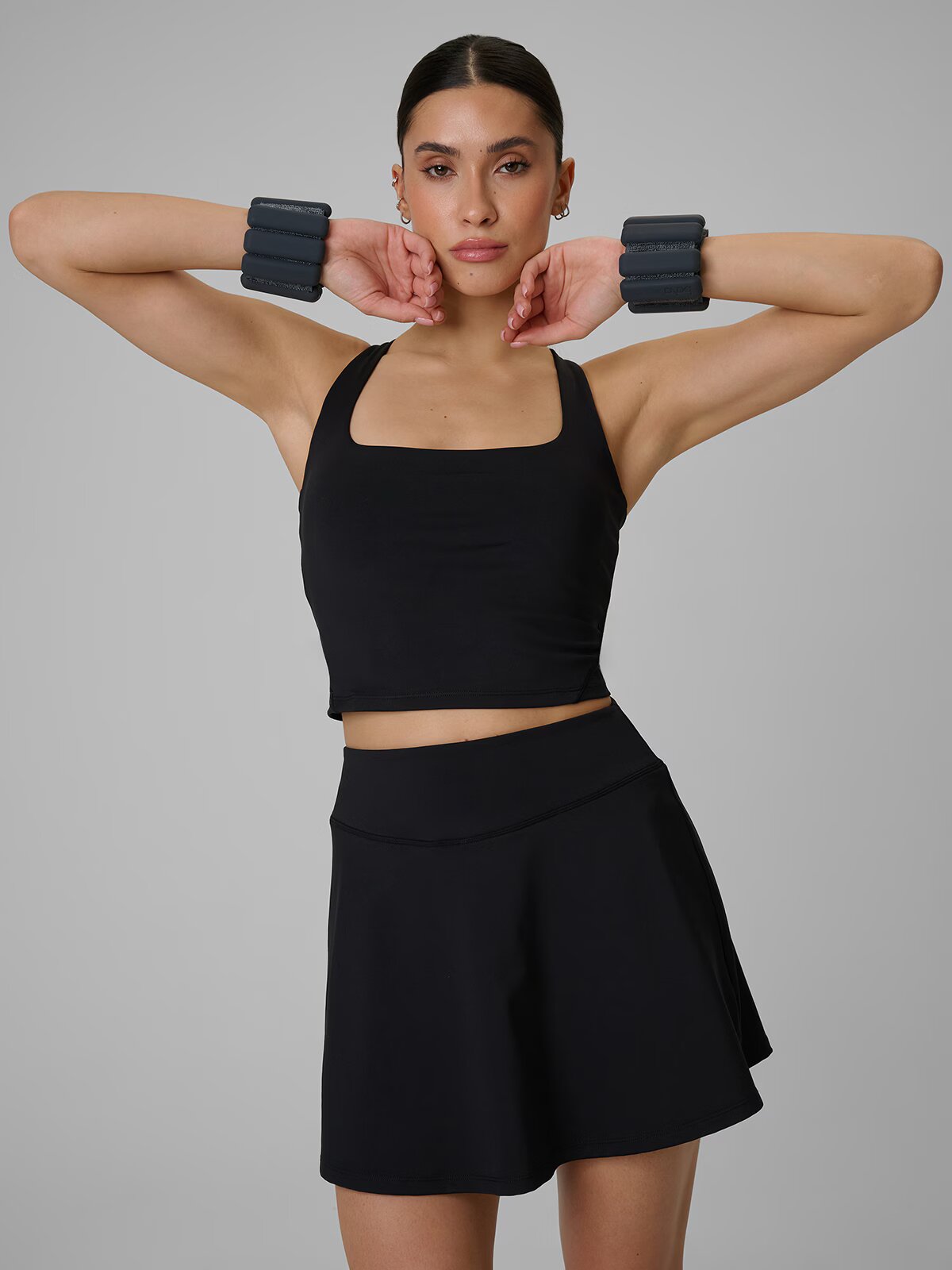4F Crop top de antrenament slim cu uscare rapidă pentru femei - XL