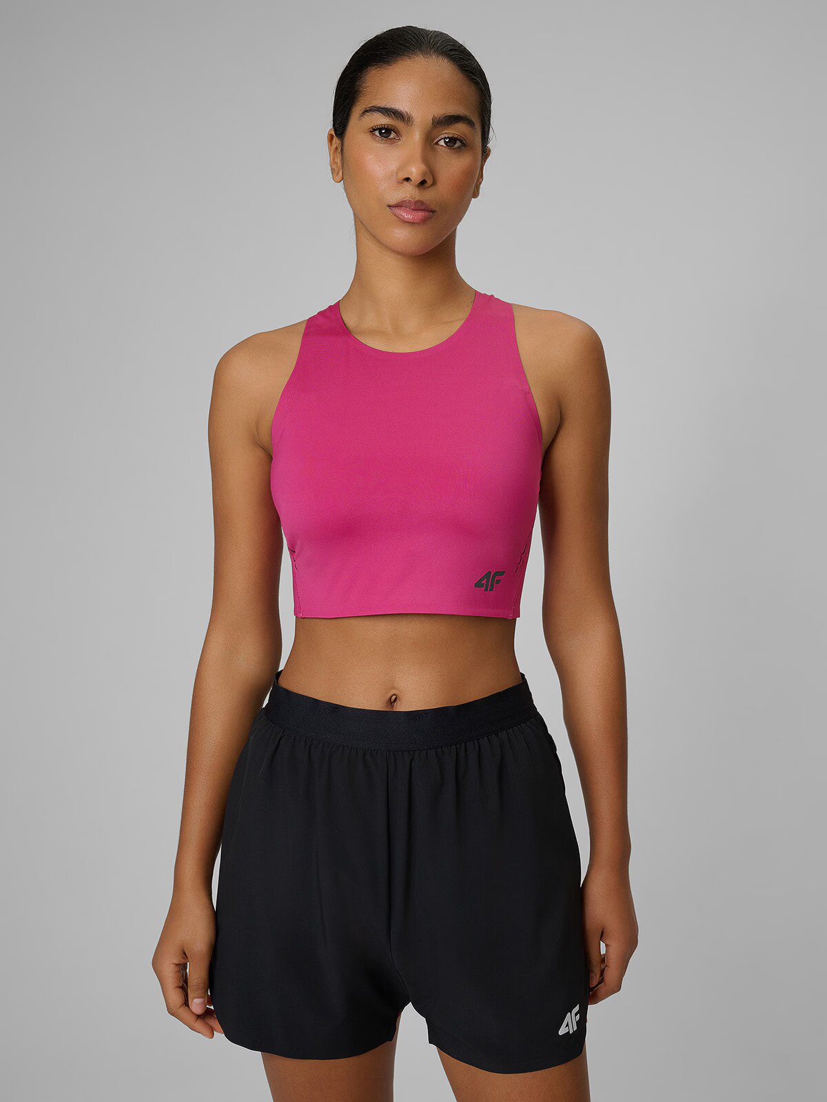 4F Crop top pentru alergare cu uscare rapidă pentru femei - XL