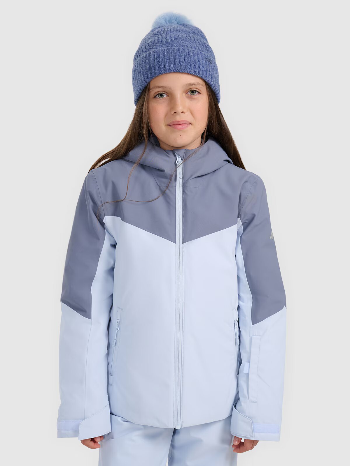 4F Geacă de schi membrana 5000 pentru fete - albastră 140