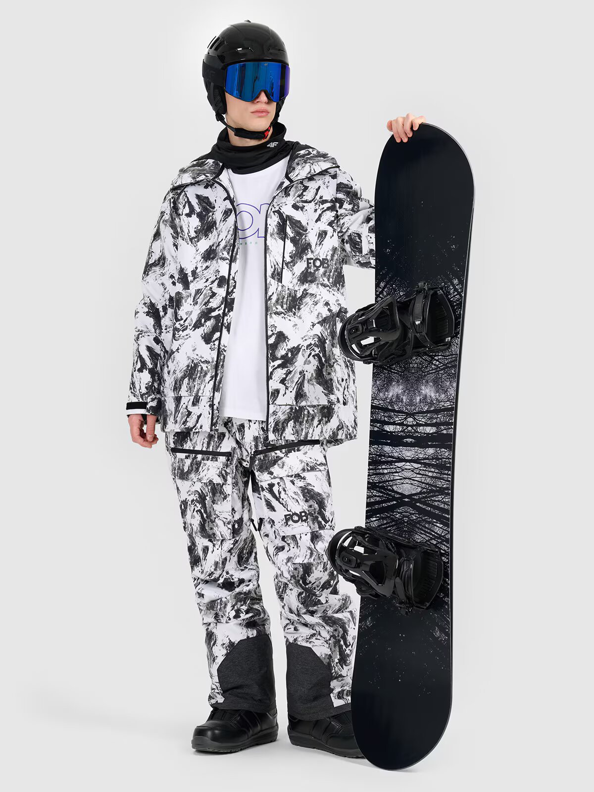 4F Geacă de snowboard membrana 15000 pentru bărbați - L