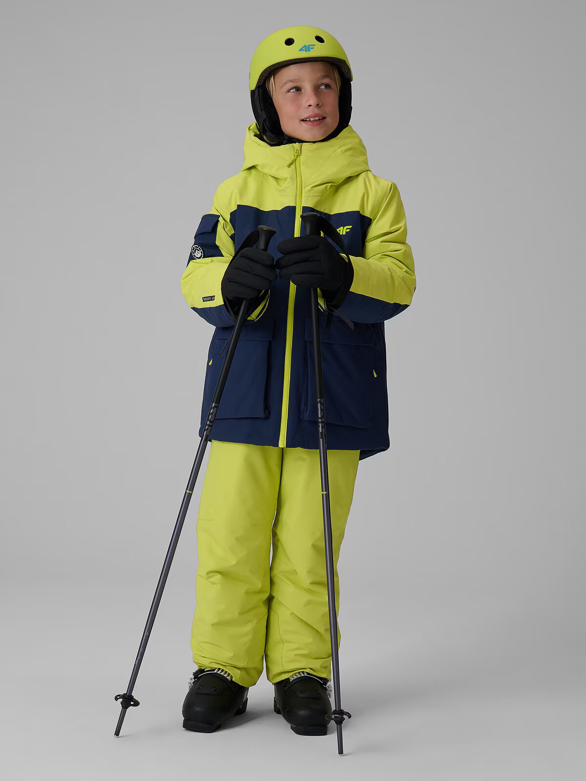 4F Geacă de snowboard membrană 8000 pentru băieți - 146