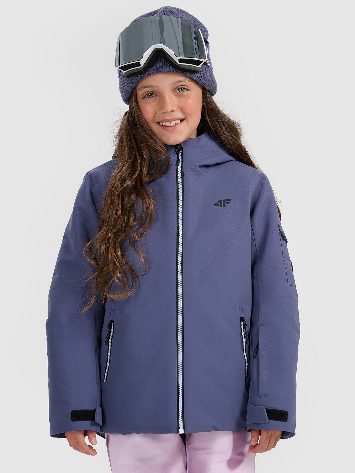 4F Geacă de snowboard membrana 8000 pentru fete - 158