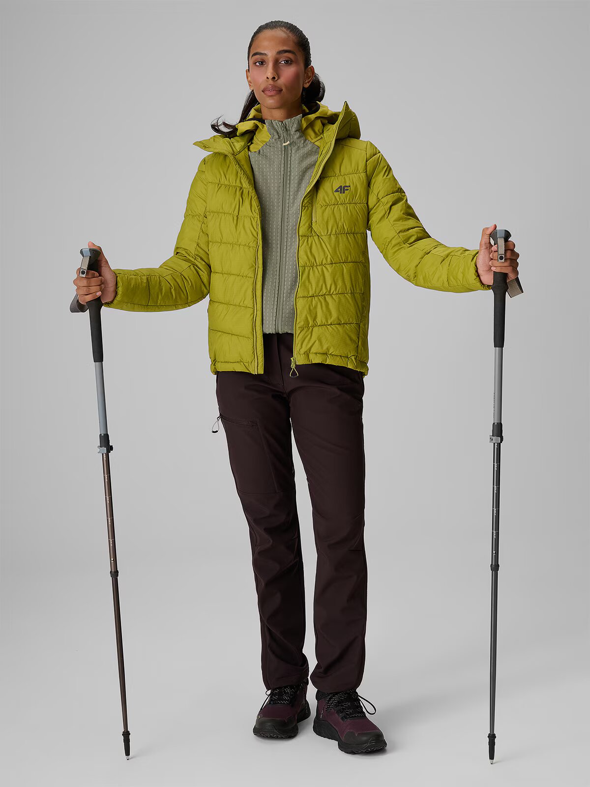 4F Geacă de trekking cu umplutură Primaloft Silver pentru femei - M