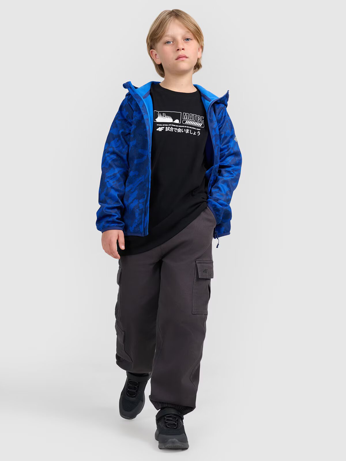 4F Geacă softshell anti-vânt membrană 5000 pentru băieți - 164