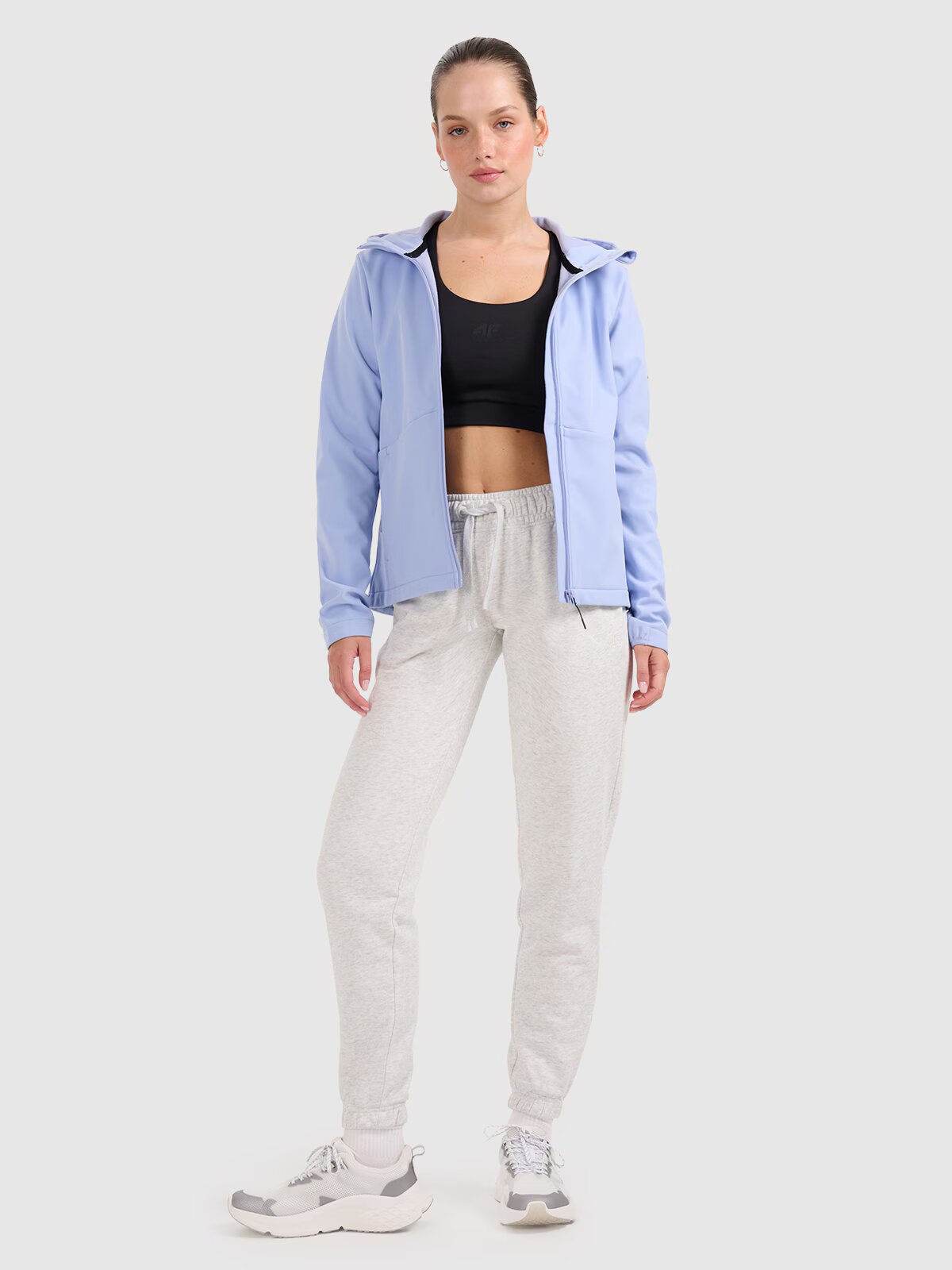 4F Geacă softshell anti-vânt membrana 5000 pentru femei - albastră XXL
