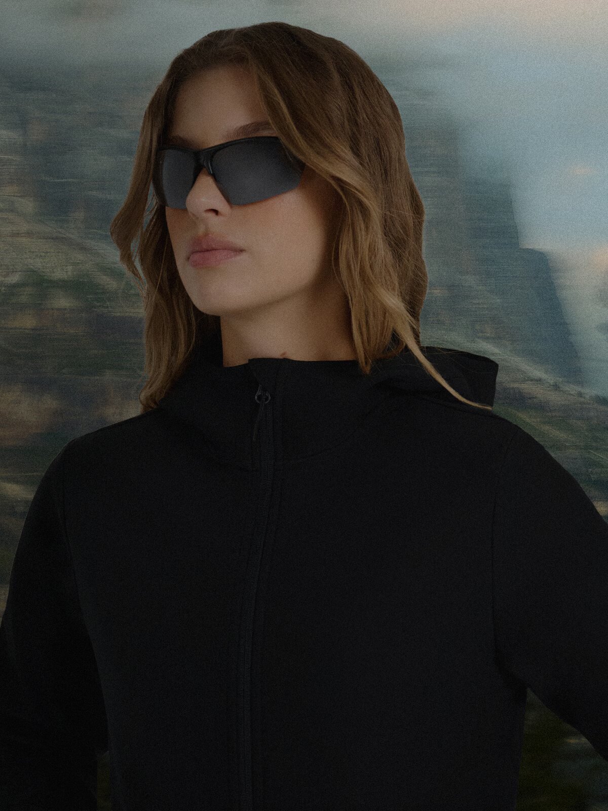 4F Geacă softshell anti-vânt membrana 5000 pentru femei - neagră L