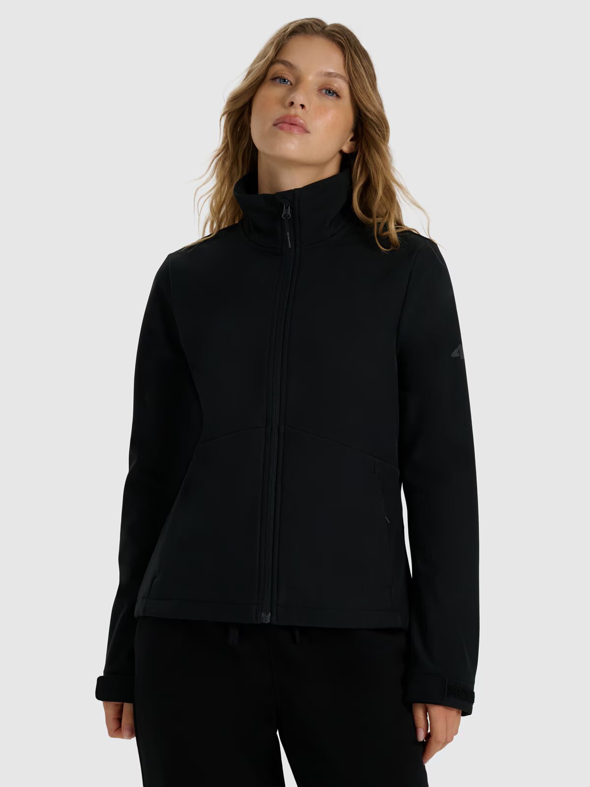 4F Geacă softshell anti-vânt membrana 5000 pentru femei - neagră L