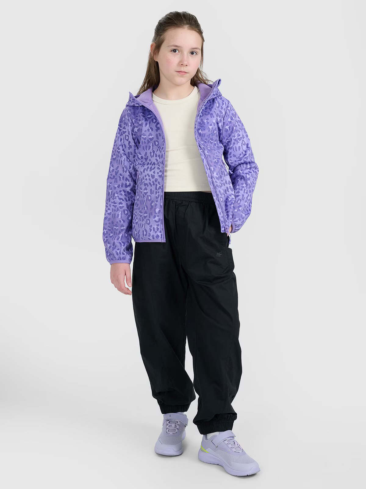 4F Geacă softshell anti-vânt membrană 5000 pentru fete - 164