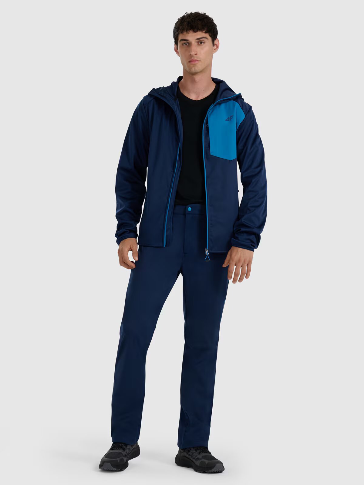 4F Geacă softshell anti-vânt membrană 8000 pentru bărbați - XL