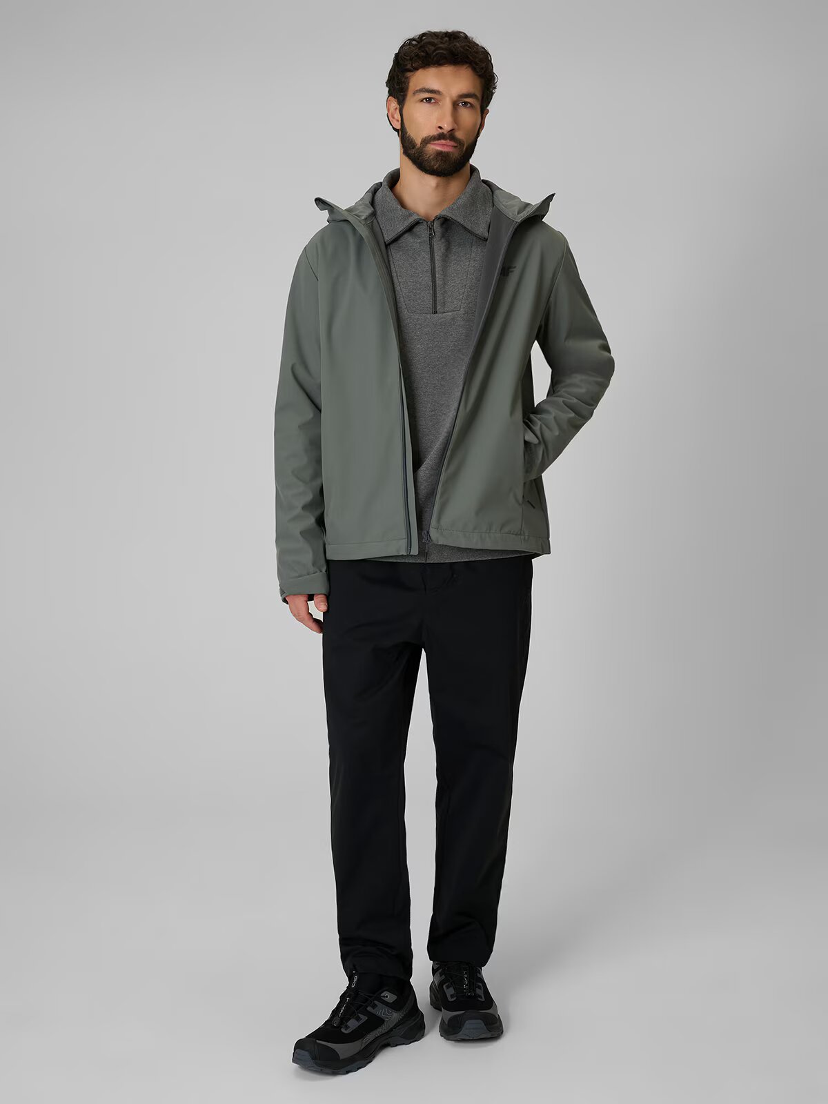 4F Geacă softshell membrană 5000 bărbați - 3XL