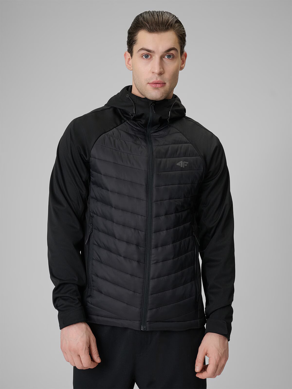 4F Geacă softshell rezistentă la vânt cu membrană 5000 pentru bărbați - XXL