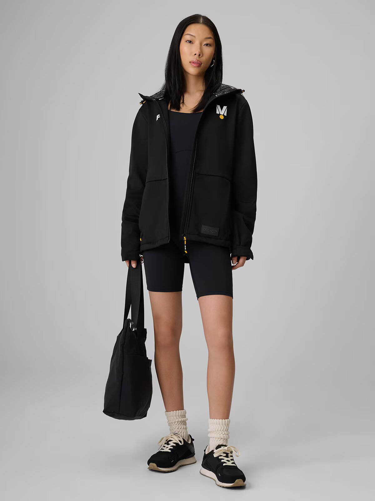4F Geacă softshell rezistentă la vânt cu membrană 5000 unisex | Drift Masters - neagră M