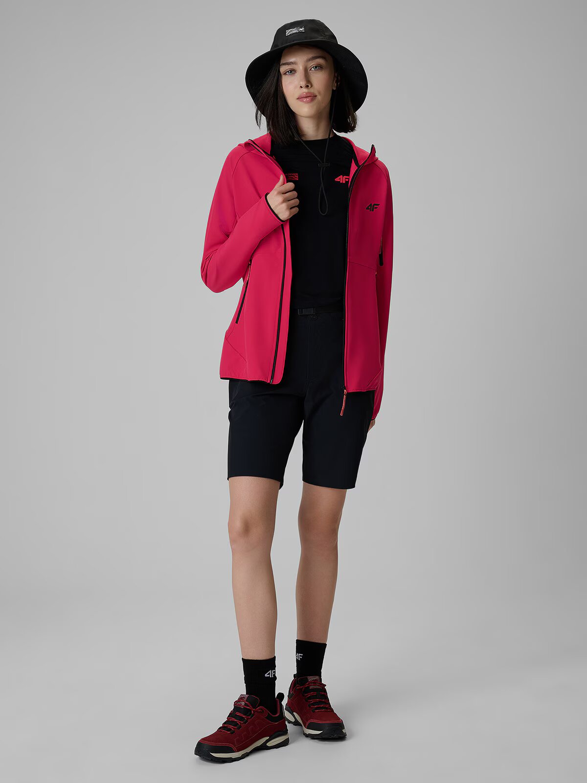 4F Geacă softshell rezistentă la vânt pentru femei - XS