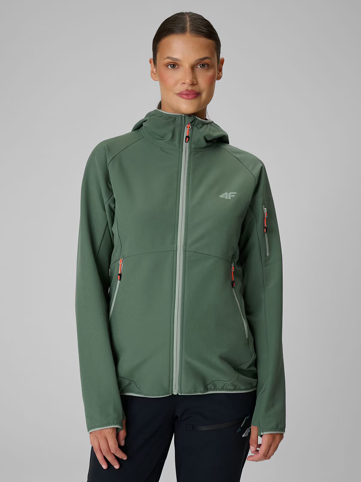 4F Geacă softshell rezistentă la vânt pentru femei - L