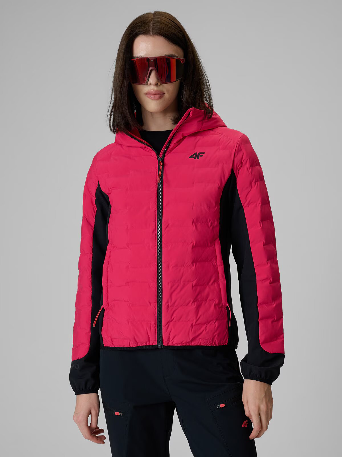 4F Geacă trekking cu umplutură Primaloft Silver pentru femei - XS