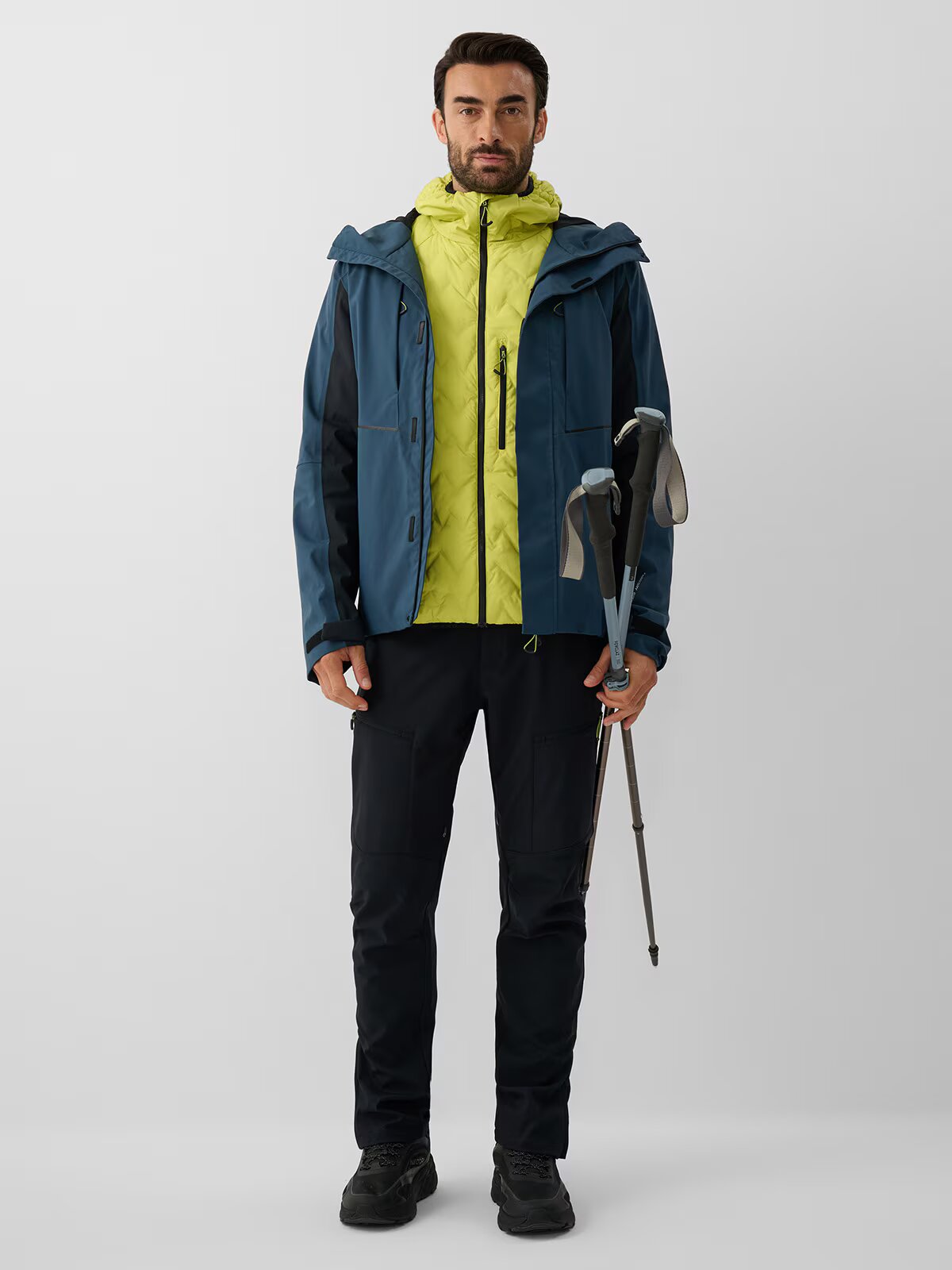 4F Geacă trekking PRO cu umplutură Primaloft Silver pentru bărbați - XL