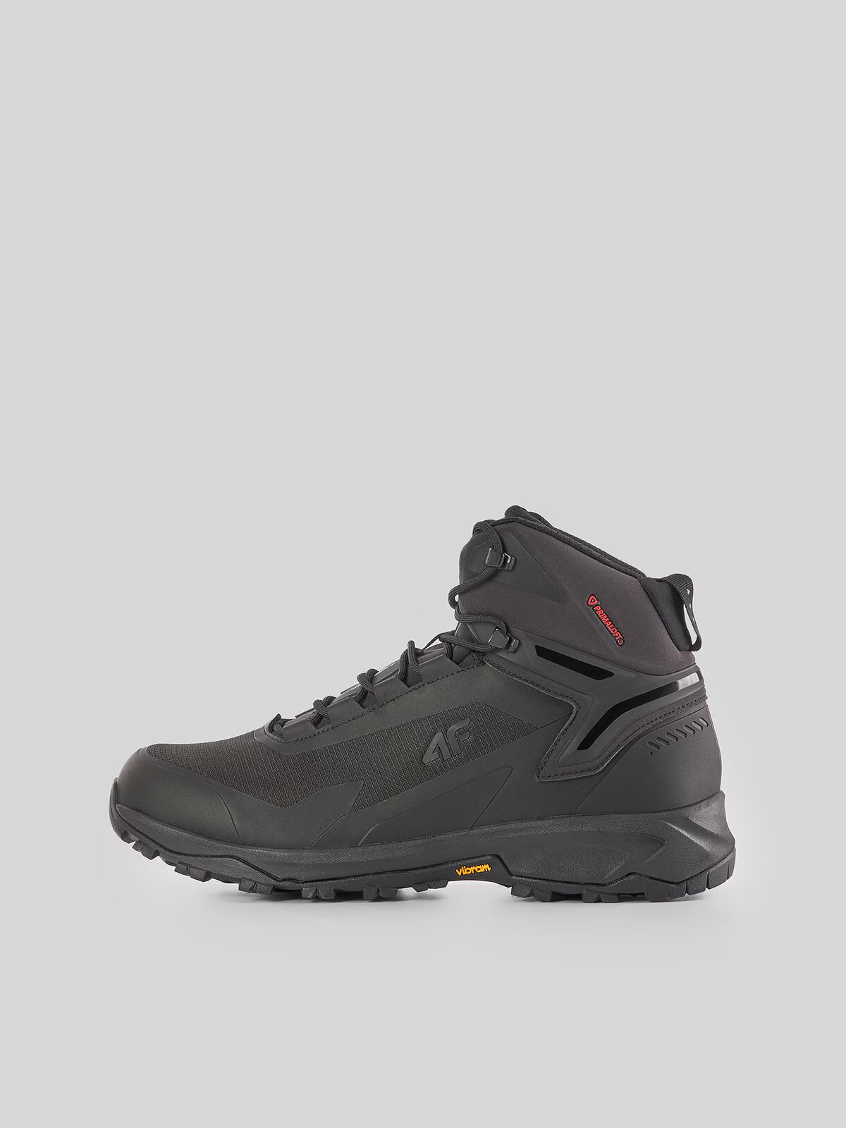 4F Ghete trekking înalte ICE CRACKER cu izolație Primaloft unisex - negre 43