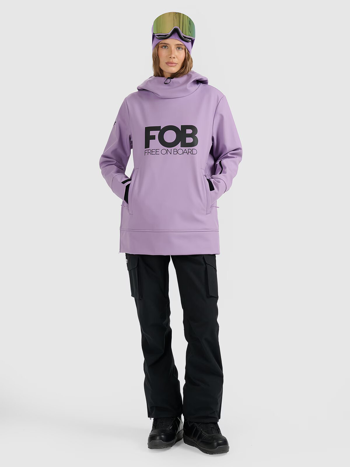 4F Hanorac de snowboard din softshell membrana 5000 pentru femei - XL