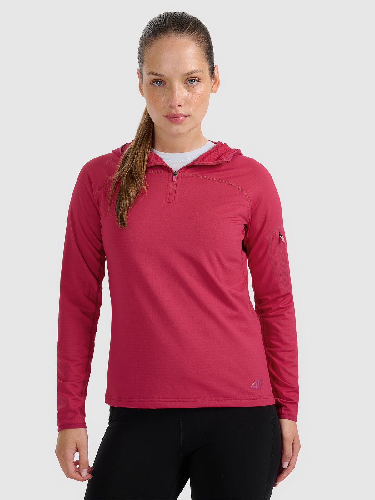 4F Hanorac de trekking regular cu uscare rapidă pentru femei - XS