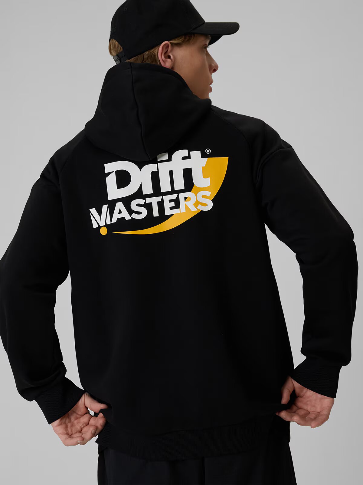 4F Hanorac regular cu glugă unisex x Drift Masters - L