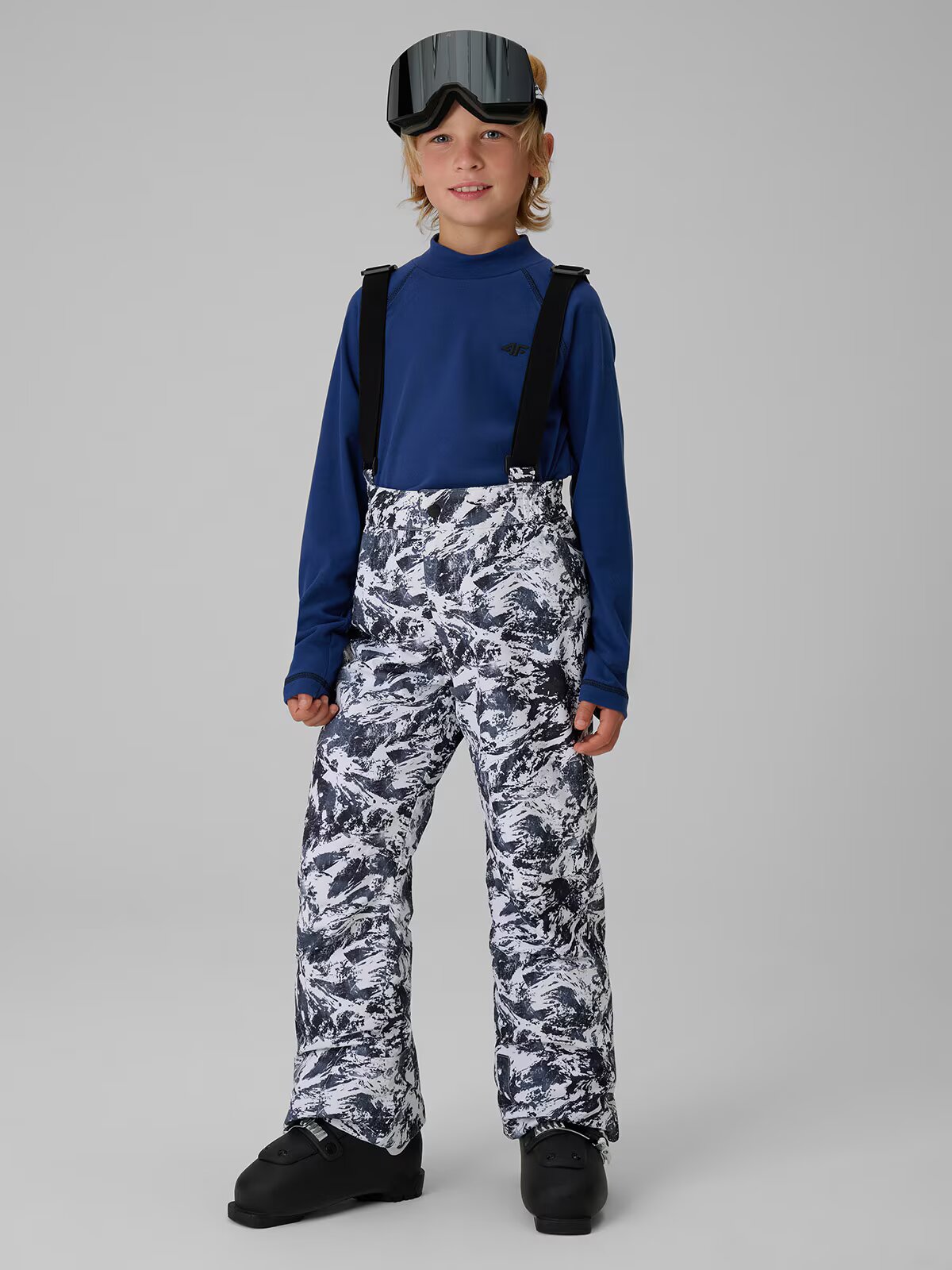4F Lenjerie termică fleece (sus) pentru băieți - 158/164 (12-14 ani)
