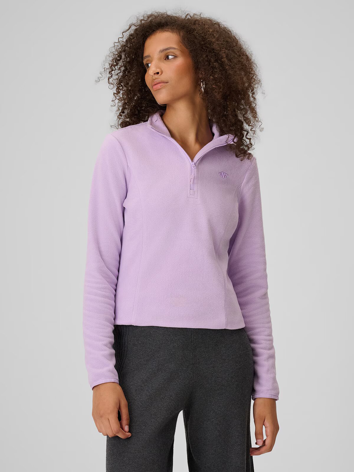 4F Lenjerie termică fleece (sus) pentru femei - M