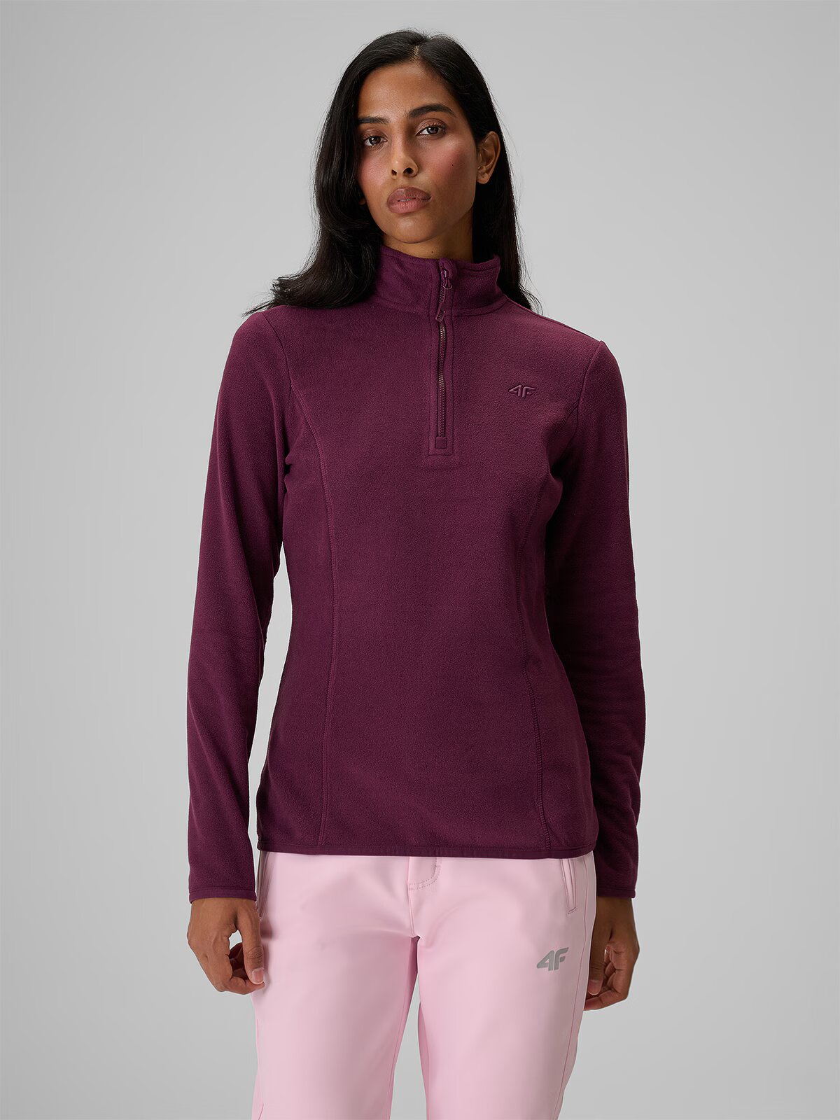 4F Lenjerie termică fleece (sus) pentru femei - XL