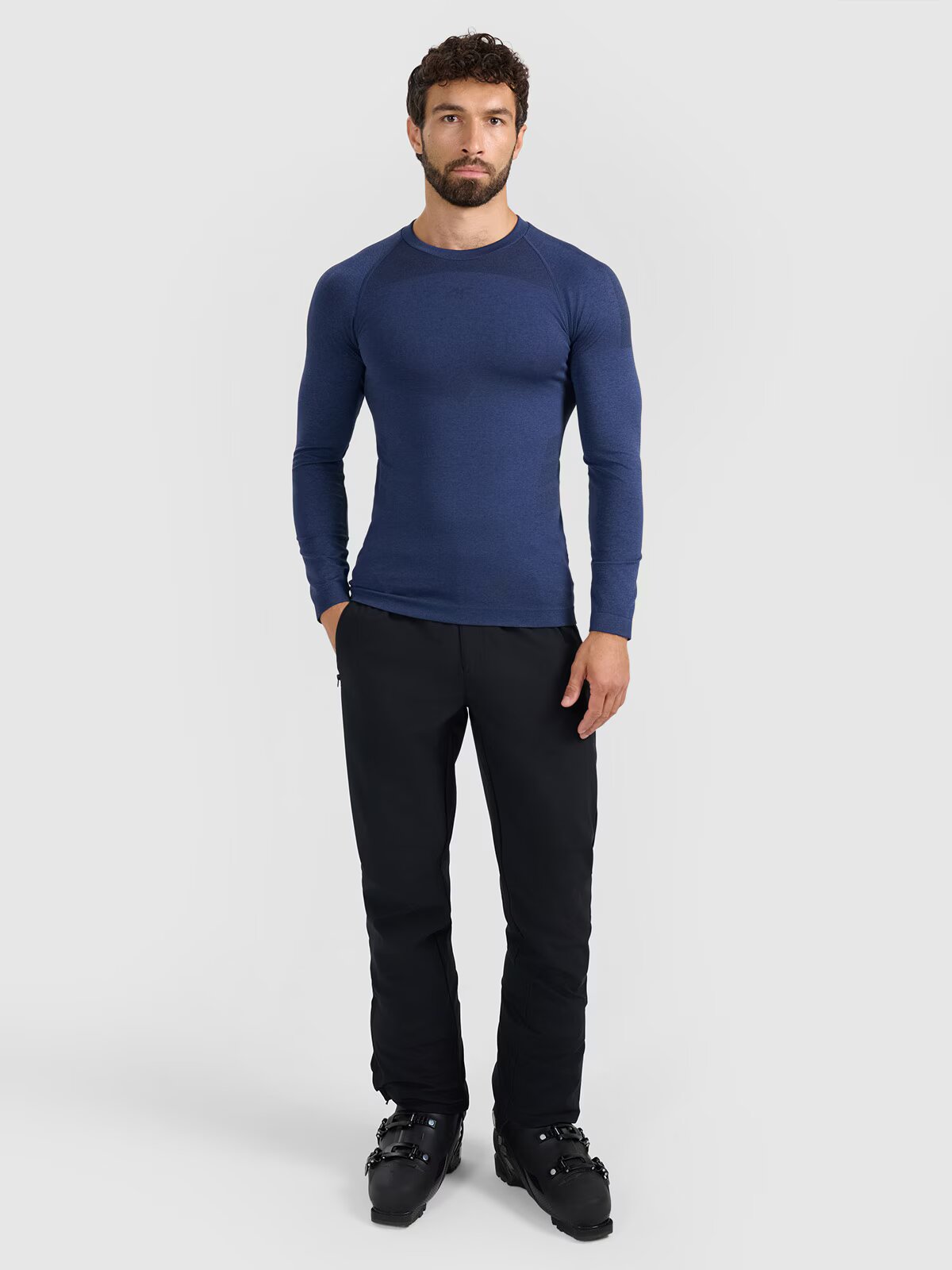 4F Lenjerie termoactivă fără cusături (bluză) pentru bărbați - XXL/3XL