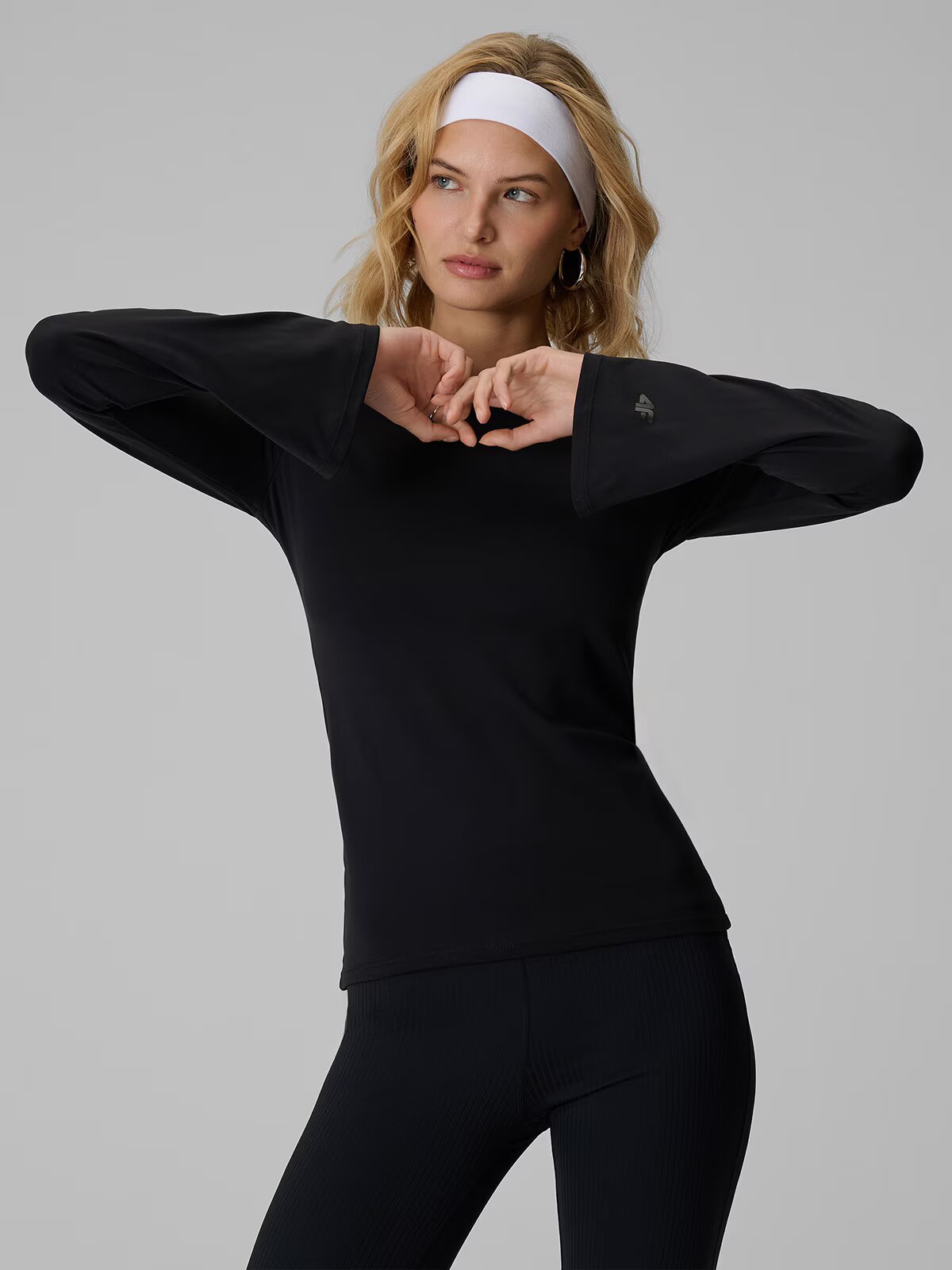 4F Longsleeve slim pentru femei - S