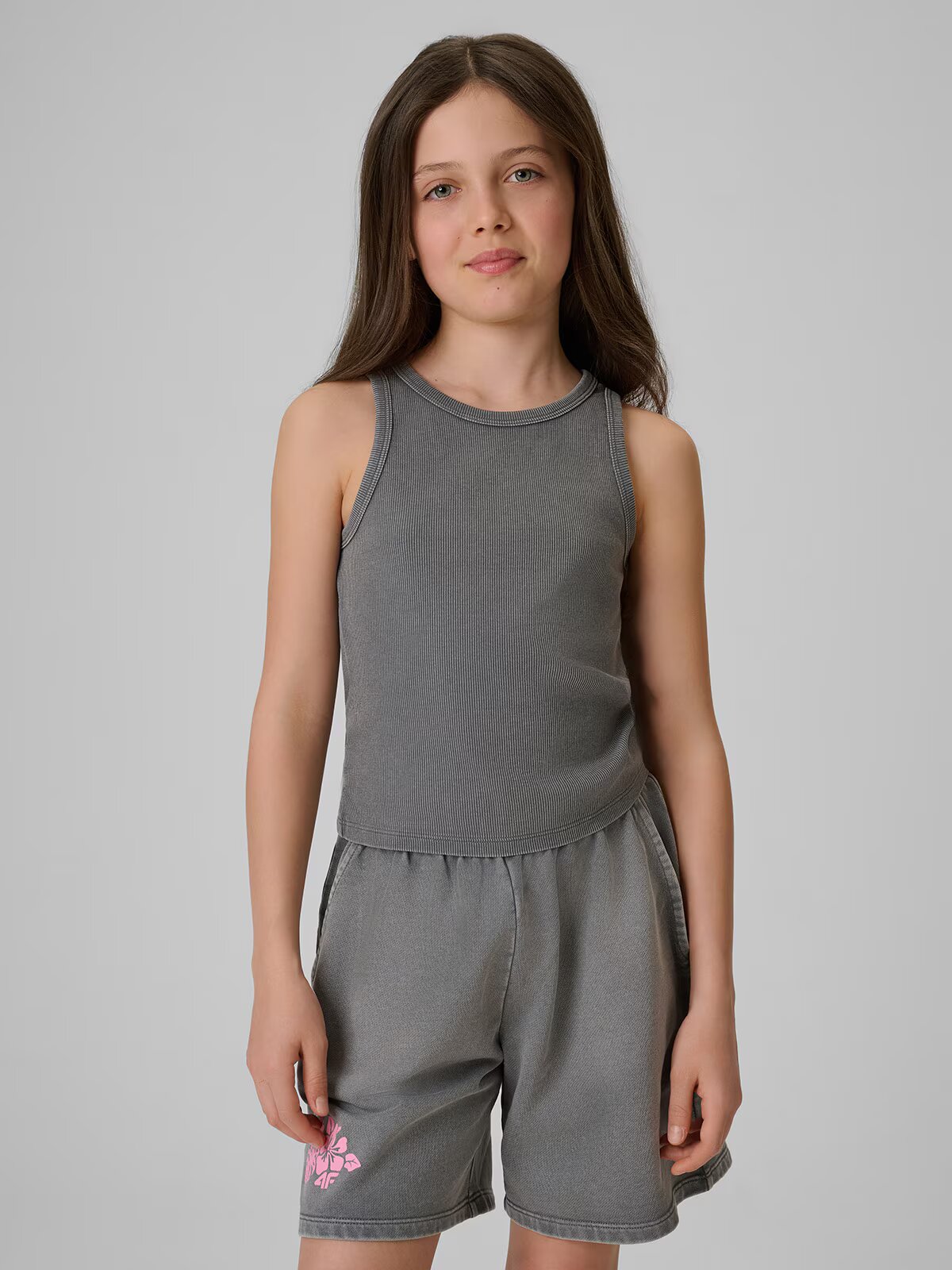 4F Maiou din tricot reiat pentru fete - 146