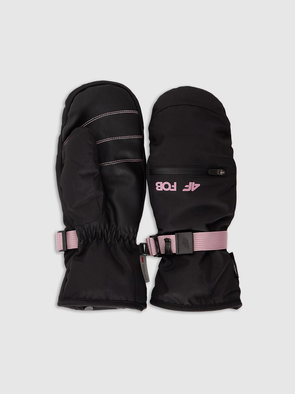 4F Mănuși de snowboard Thinsulate membrana 10000 pentru femei - negre L