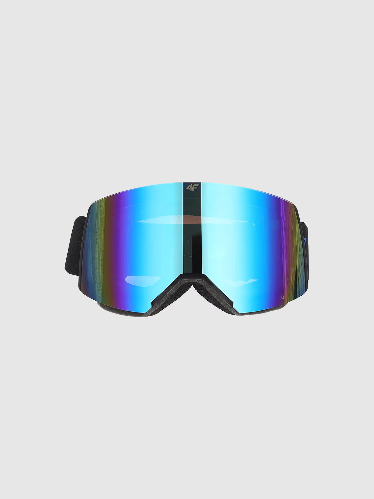 4F Ochelari de schi cu strat multicolor pentru băieți - negri MT