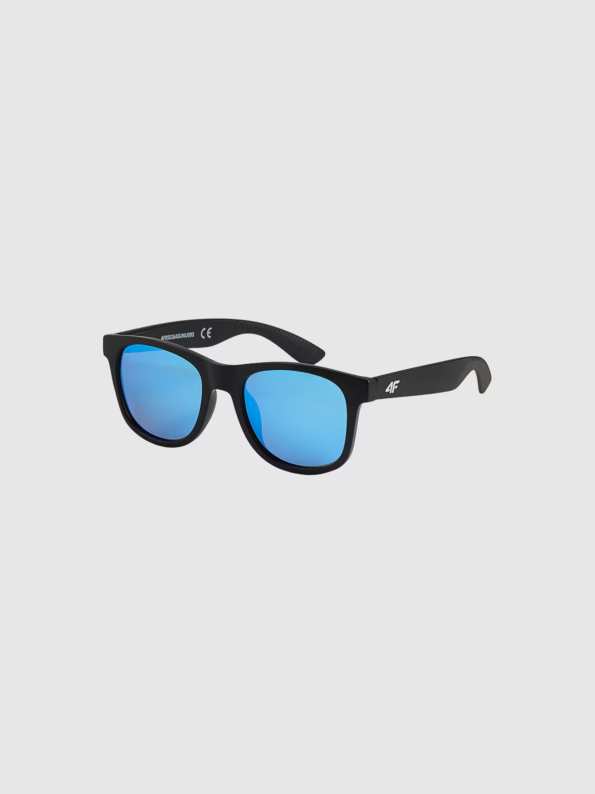 4F Ochelari de soare cu strat oglindă - albaștri one size
